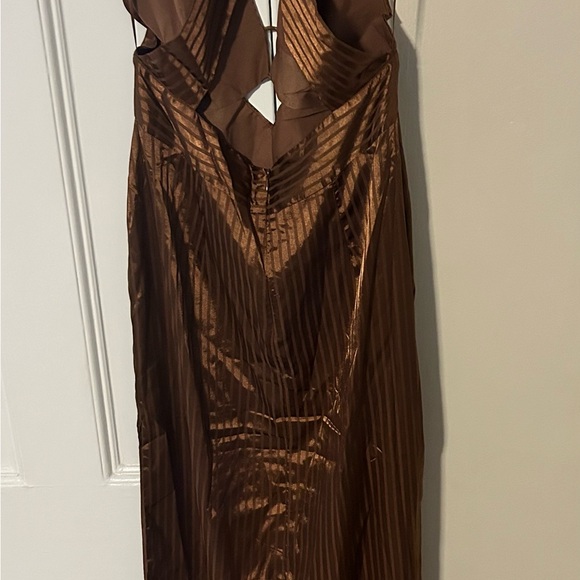 12th Tribe Brown Maxi Dress - Picture 2 of 4